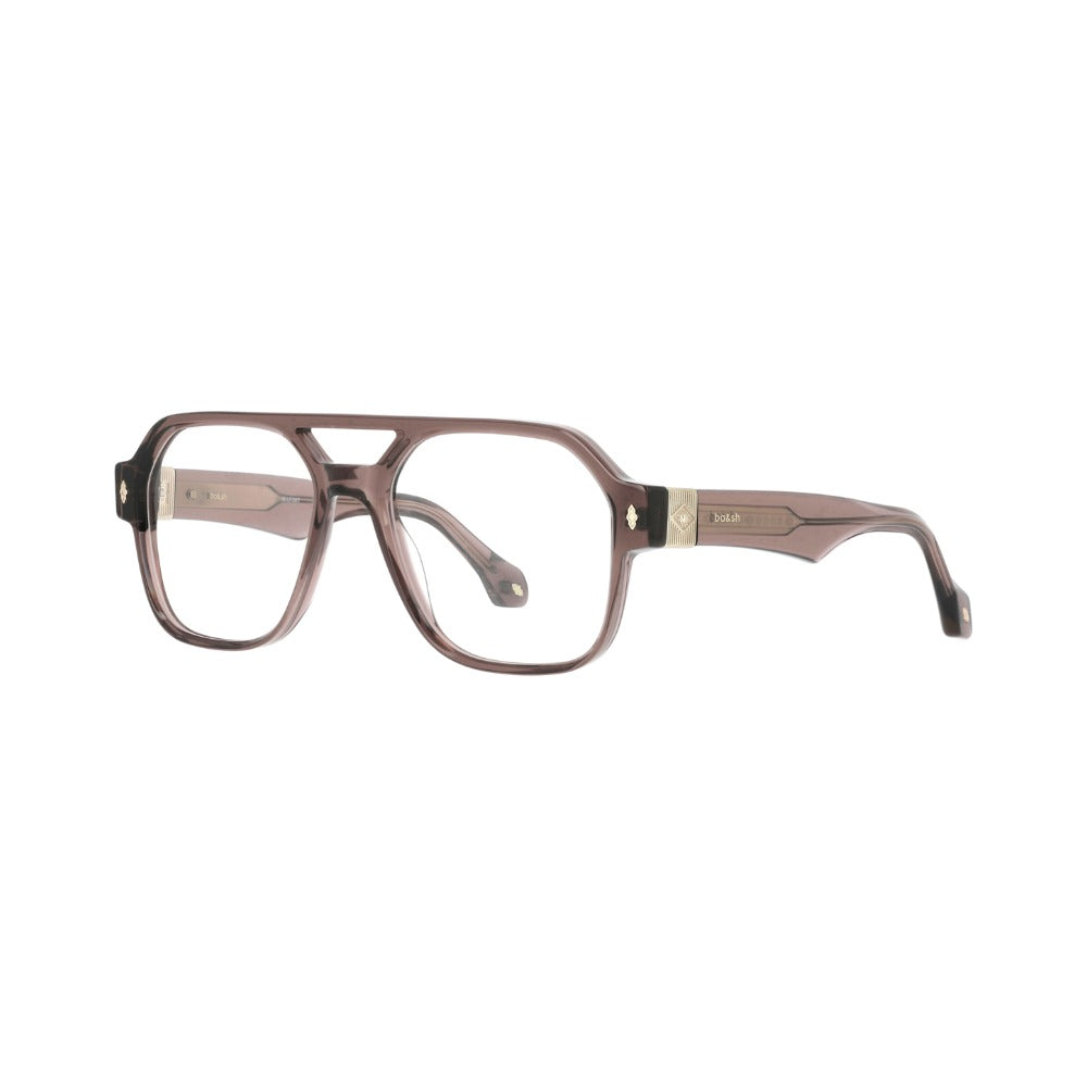 ba&sh BA1116 Taupe Translucide BR68 de trois-quarts - Les Lunettes de Pauline