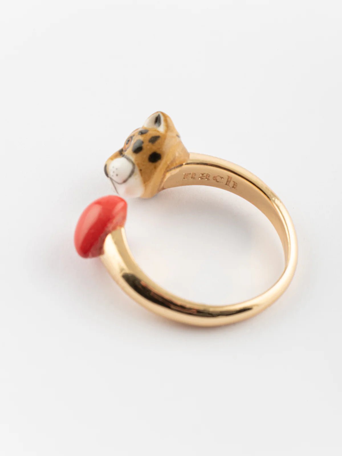 Bague FaceToFace coeur et guépard - Premier amour - Nach - Les Lunettes de Pauline