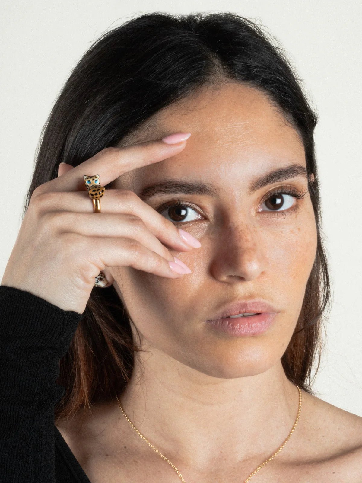Bague FaceToFace léopard - Nach - Les Lunettes de Pauline