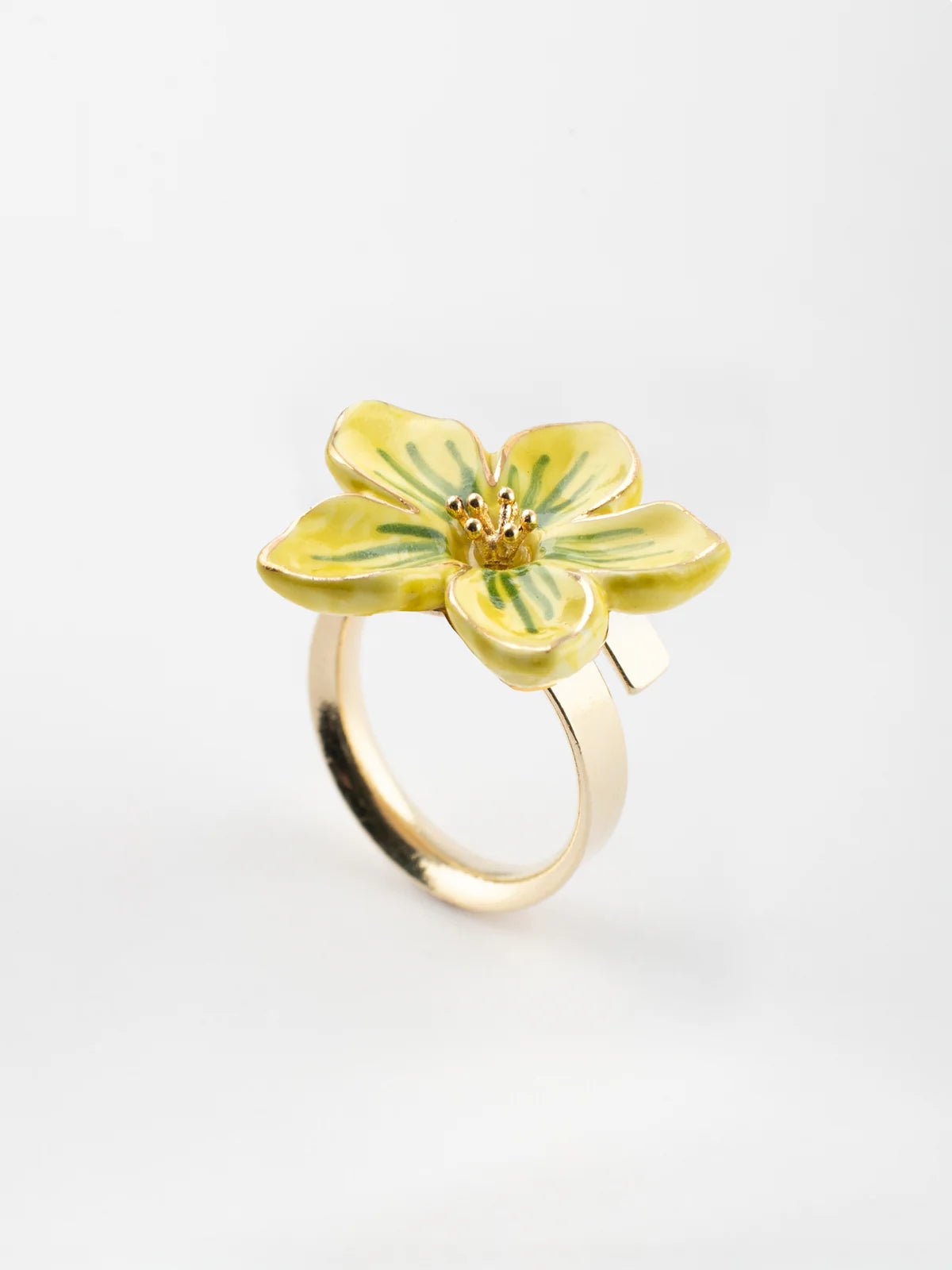 Bague fleur jaune - Nach - Les Lunettes de Pauline