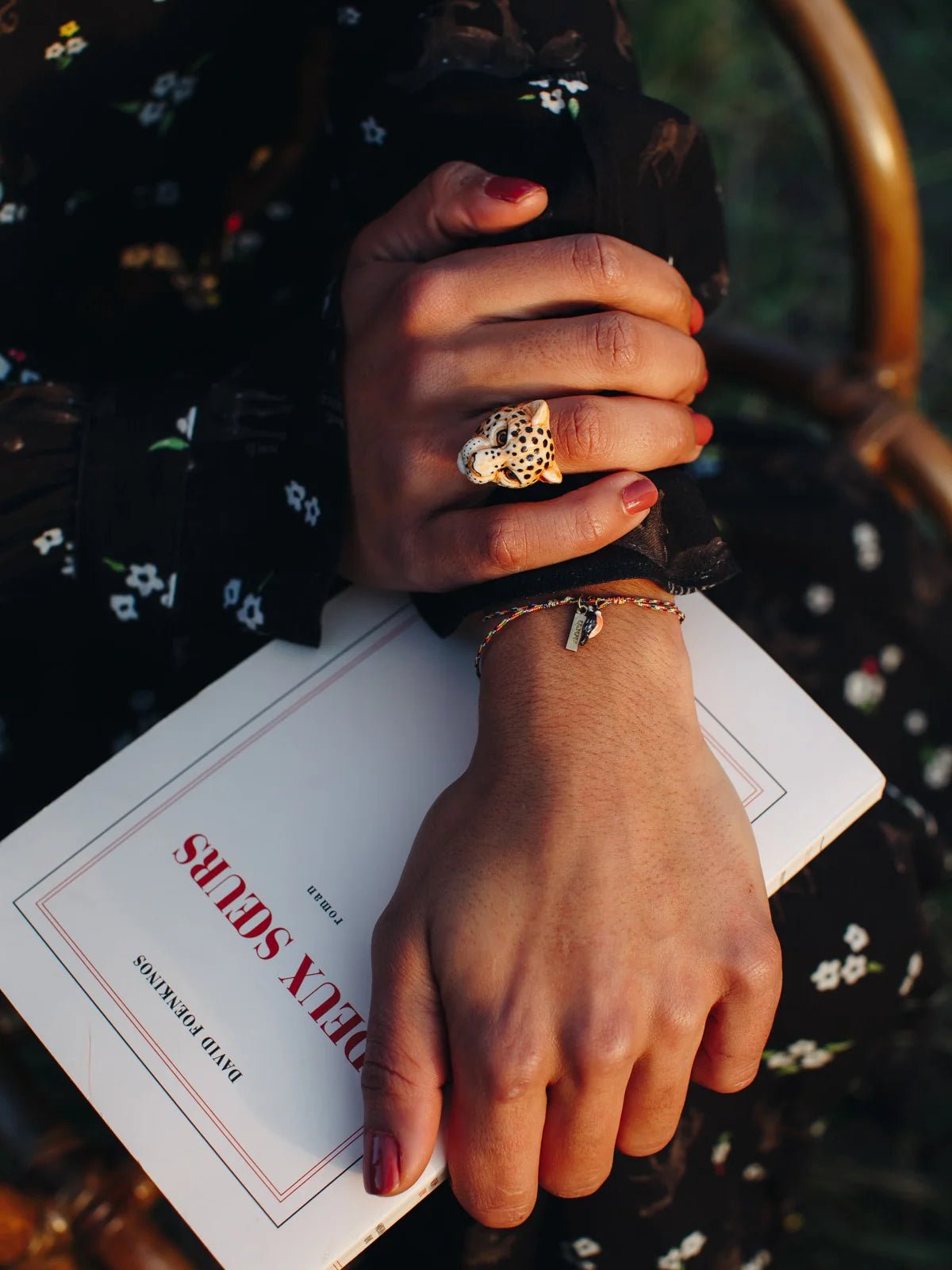 Bague martelée léopard - Nach - Les Lunettes de Pauline