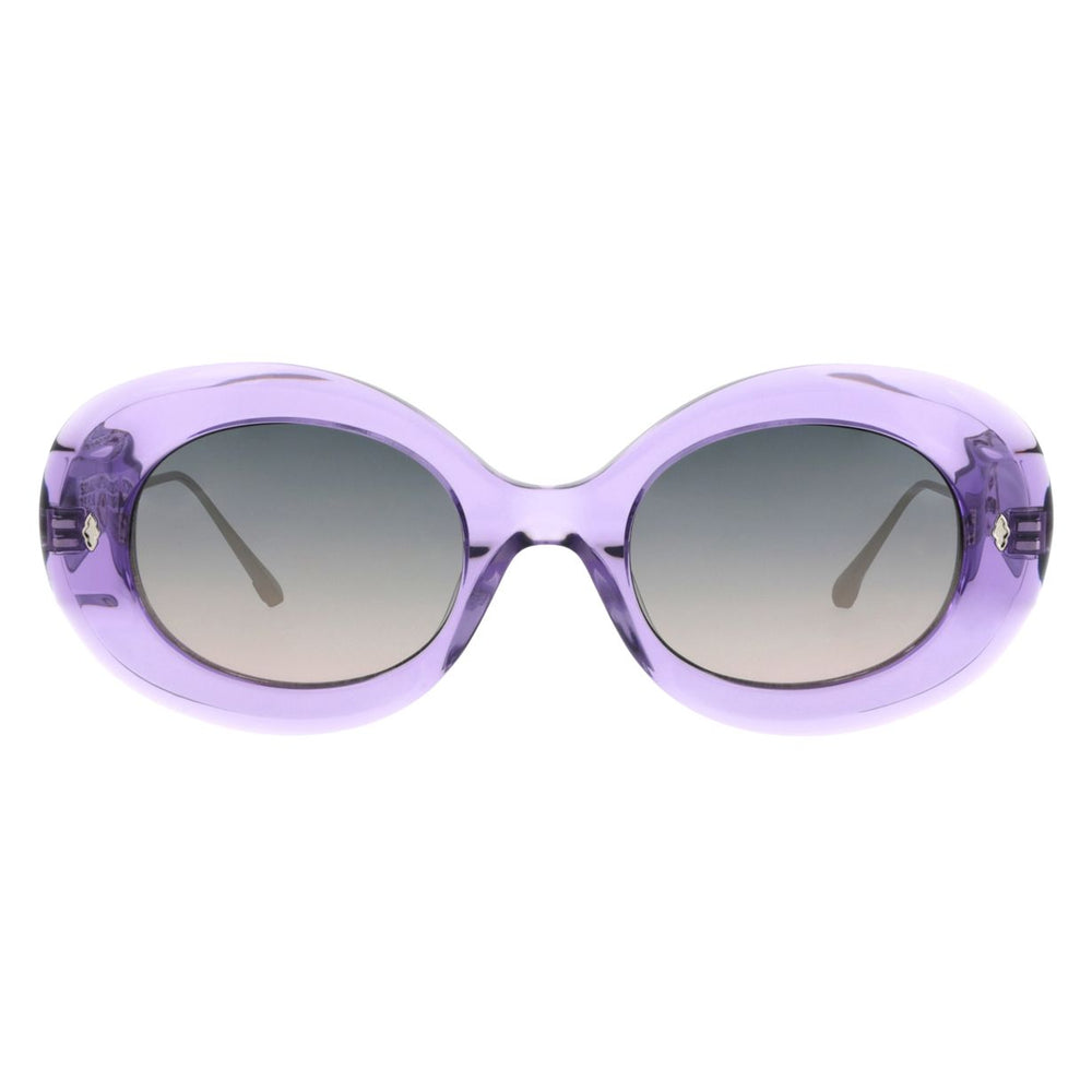 ba&sh Anita Cristal Violet VI68 de face - Les Lunettes de Pauline