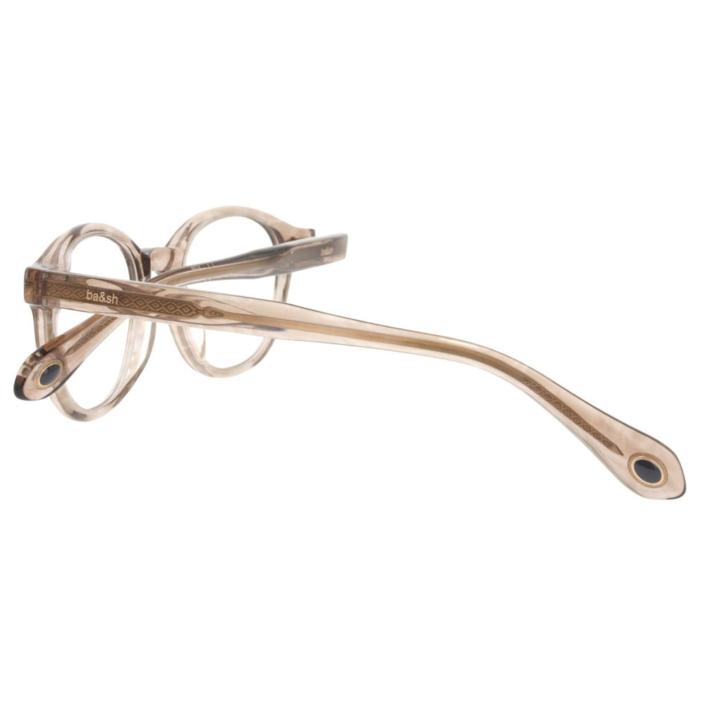 ba&sh BA1046 Cristal Rose Nude E550 en détail des branches - Les Lunettes de Pauline