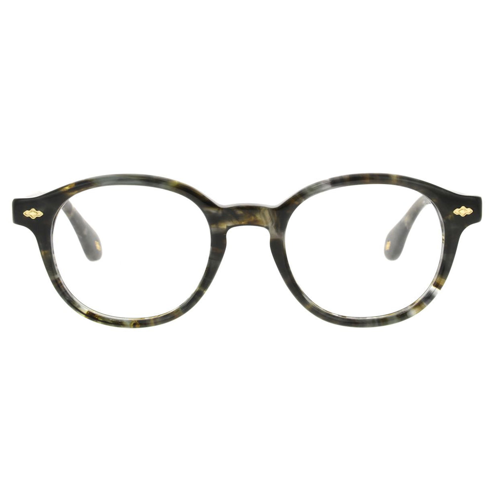 ba&sh BA1046 Écaille Mouchetée Vert Kaki E640 de face - Les Lunettes de Pauline