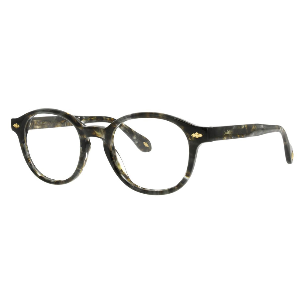 ba&sh BA1046 Écaille Mouchetée Vert Kaki E640 de trois-quarts - Les Lunettes de Pauline