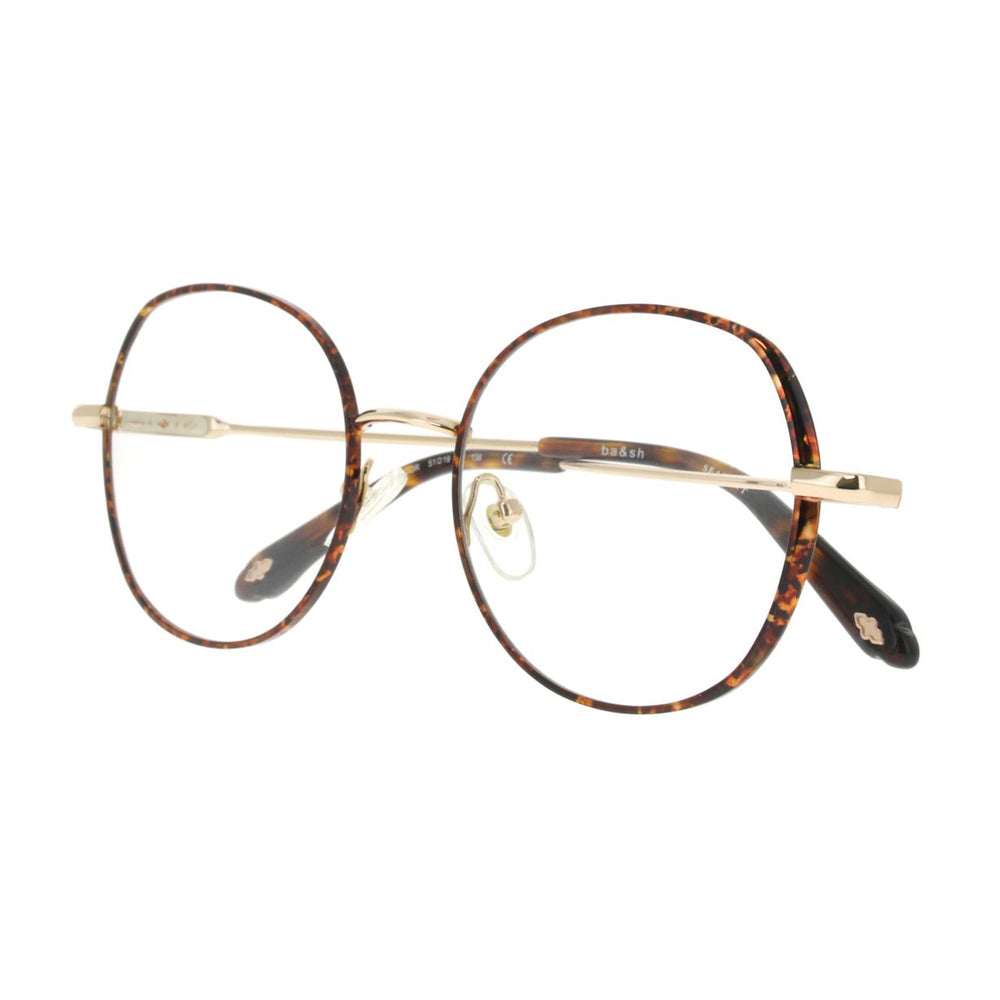 ba&sh BA1051 Écaille et Or Rose ECOR en détail des branches - Les Lunettes de Pauline