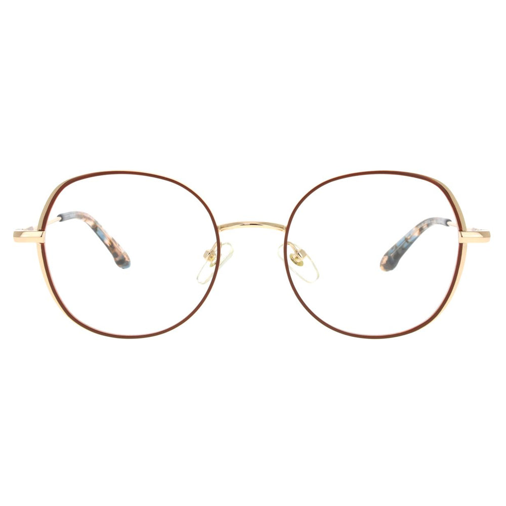 ba&sh BA1051 Rose Terracotta et Or Rose RSOR de face - Les Lunettes de Pauline