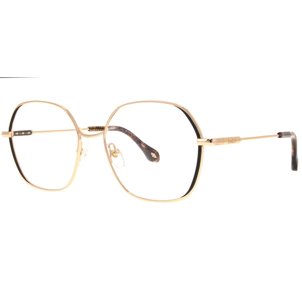 ba&sh BA1060 Noir et Or Rose NOOR de trois-quarts - Les Lunettes de Pauline
