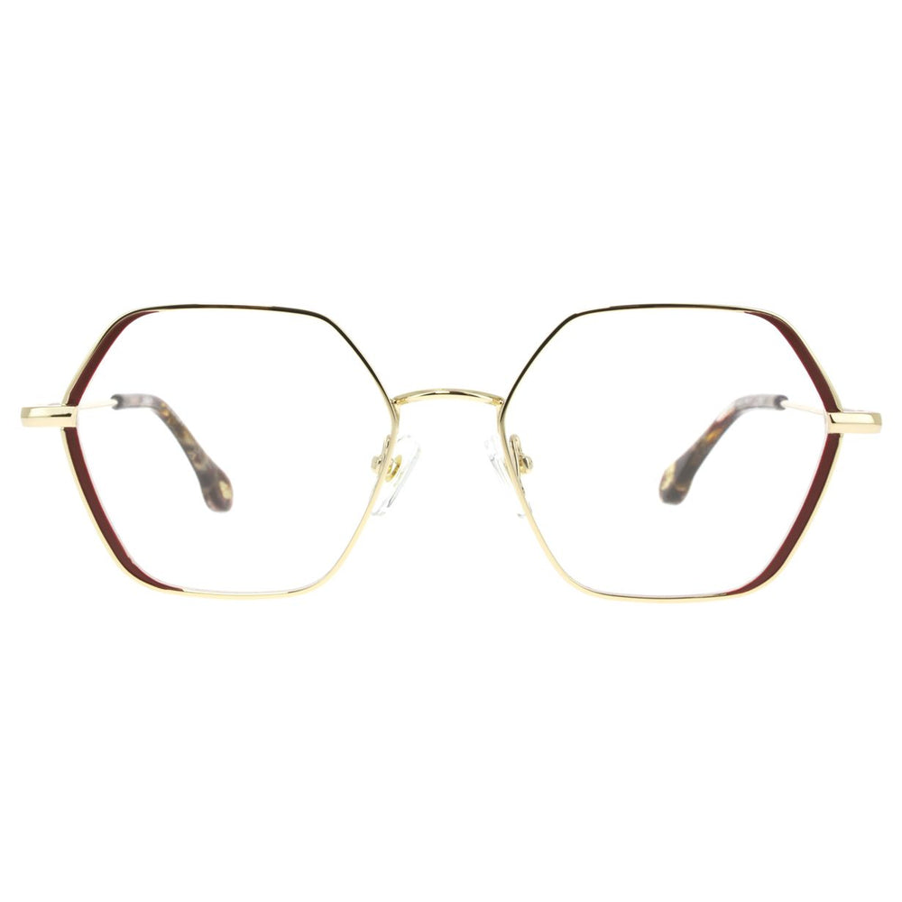 ba&sh BA1061 Bordeaux et Doré BXDO de face - Les Lunettes de Pauline