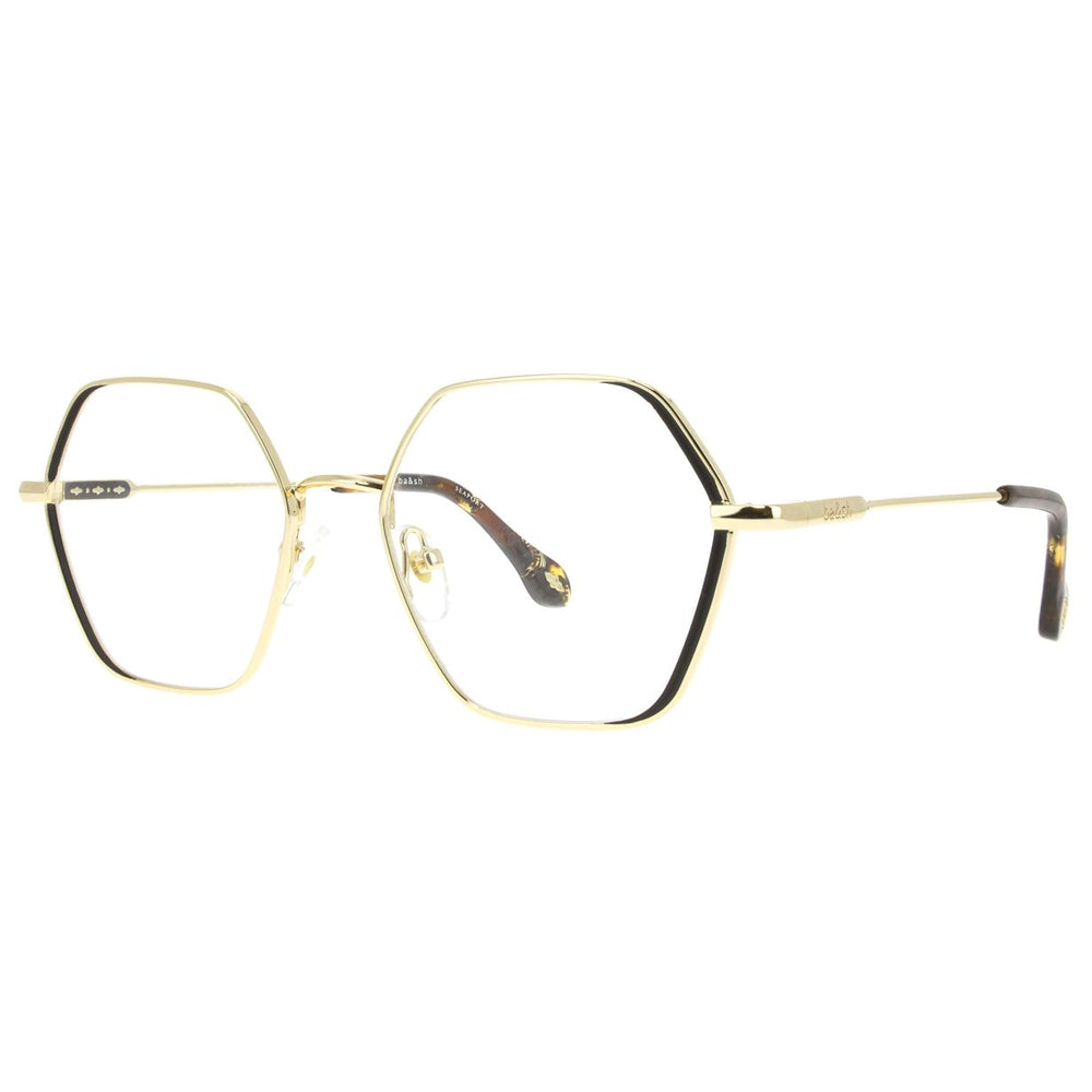 ba&sh BA1061 Noir et Doré NODO de trois-quarts - Les Lunettes de Pauline