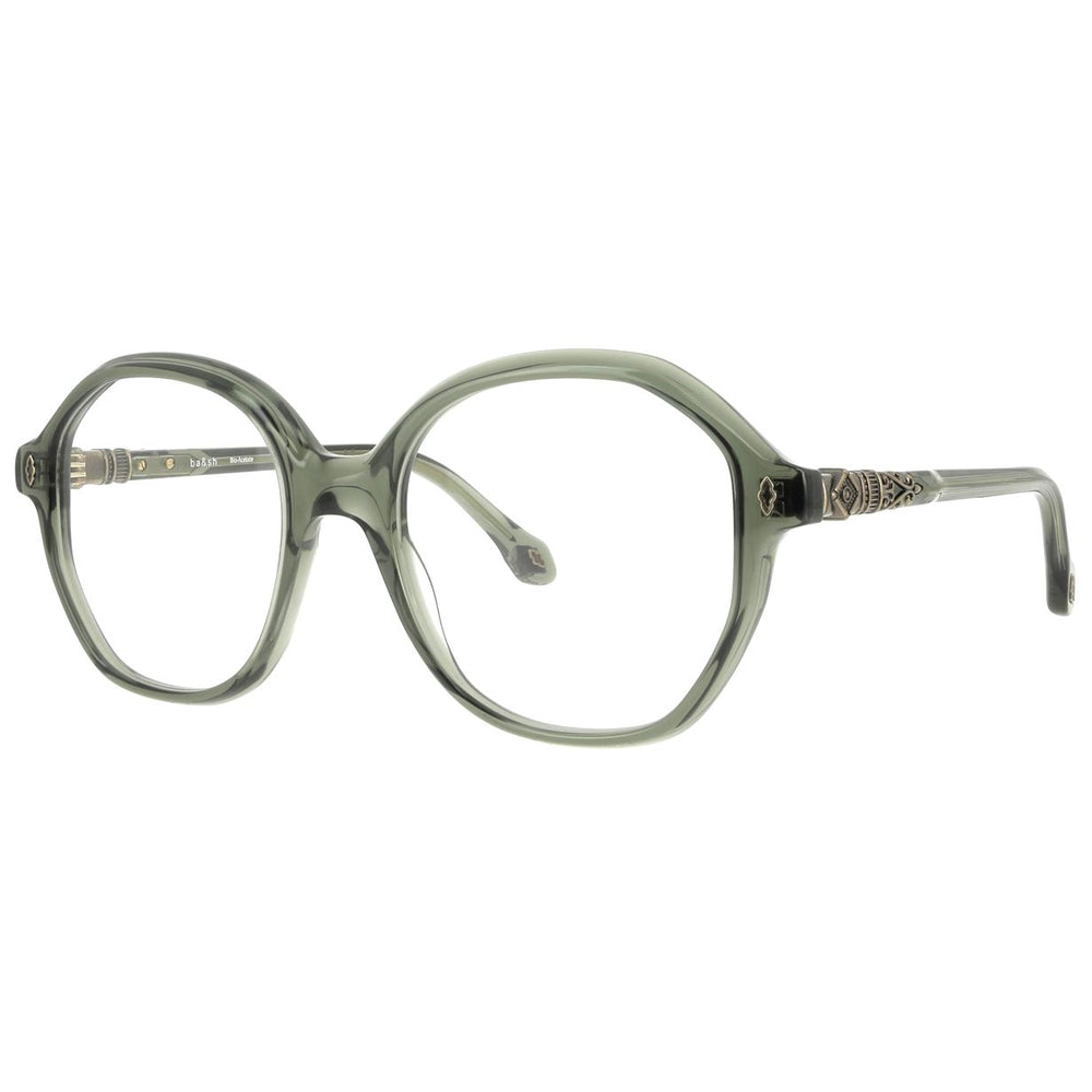ba&sh BA1073 Vert Translucide VE68 de trois-quarts - Les Lunettes de Pauline
