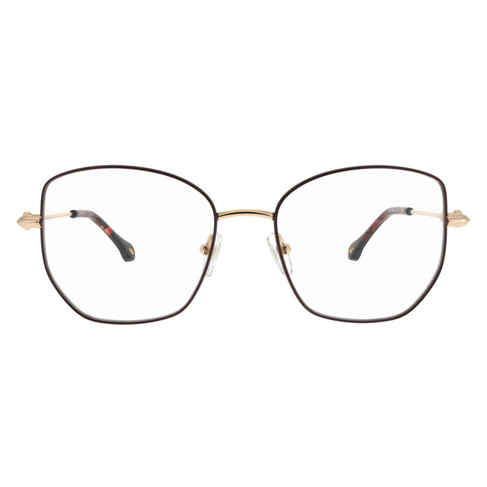ba&sh BA1075 Bordeaux et Doré BXDO de face - Les Lunettes de Pauline