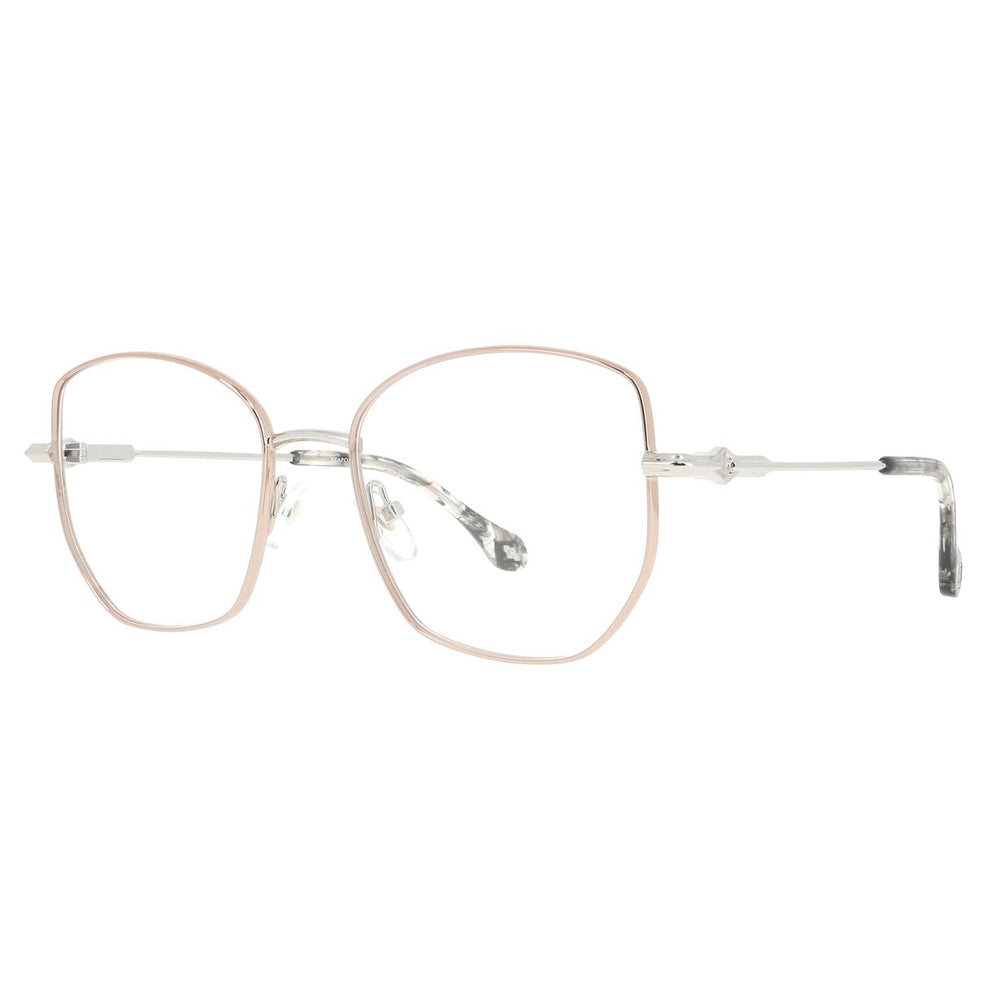 ba&sh BA1075 Or Rose et Argent ORAR de trois-quarts - Les Lunettes de Pauline