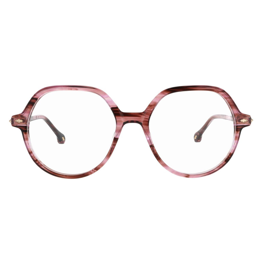 ba&sh BA1077 Cristal Rose Rayé E356 de face - Les Lunettes de Pauline