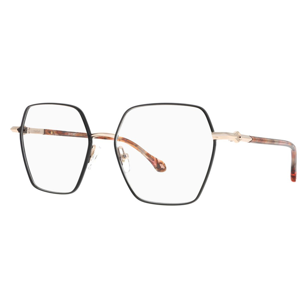 ba&sh BA1078 Brun Foncé et Or Rose BROR de trois-quarts - Les Lunettes de Pauline
