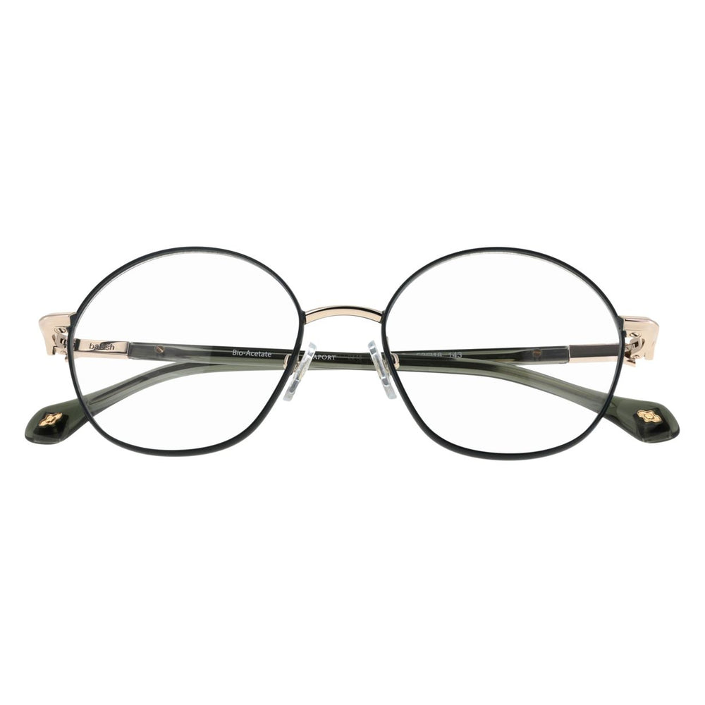 ba&sh BA1079 Vert Foncé et Doré VEDO en détail des branches - Les Lunettes de Pauline
