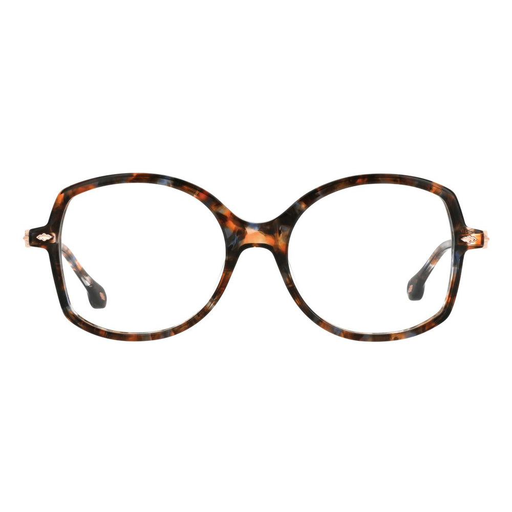 ba&sh BA1084 Écaille Mouchetée Orange et Brun E697 de face - Les Lunettes de Pauline