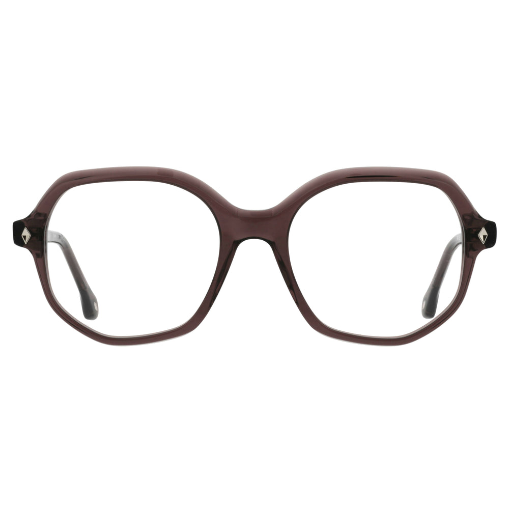 ba&sh BA1085 Cristal Brun Violet BV68 de face - Les Lunettes de Pauline