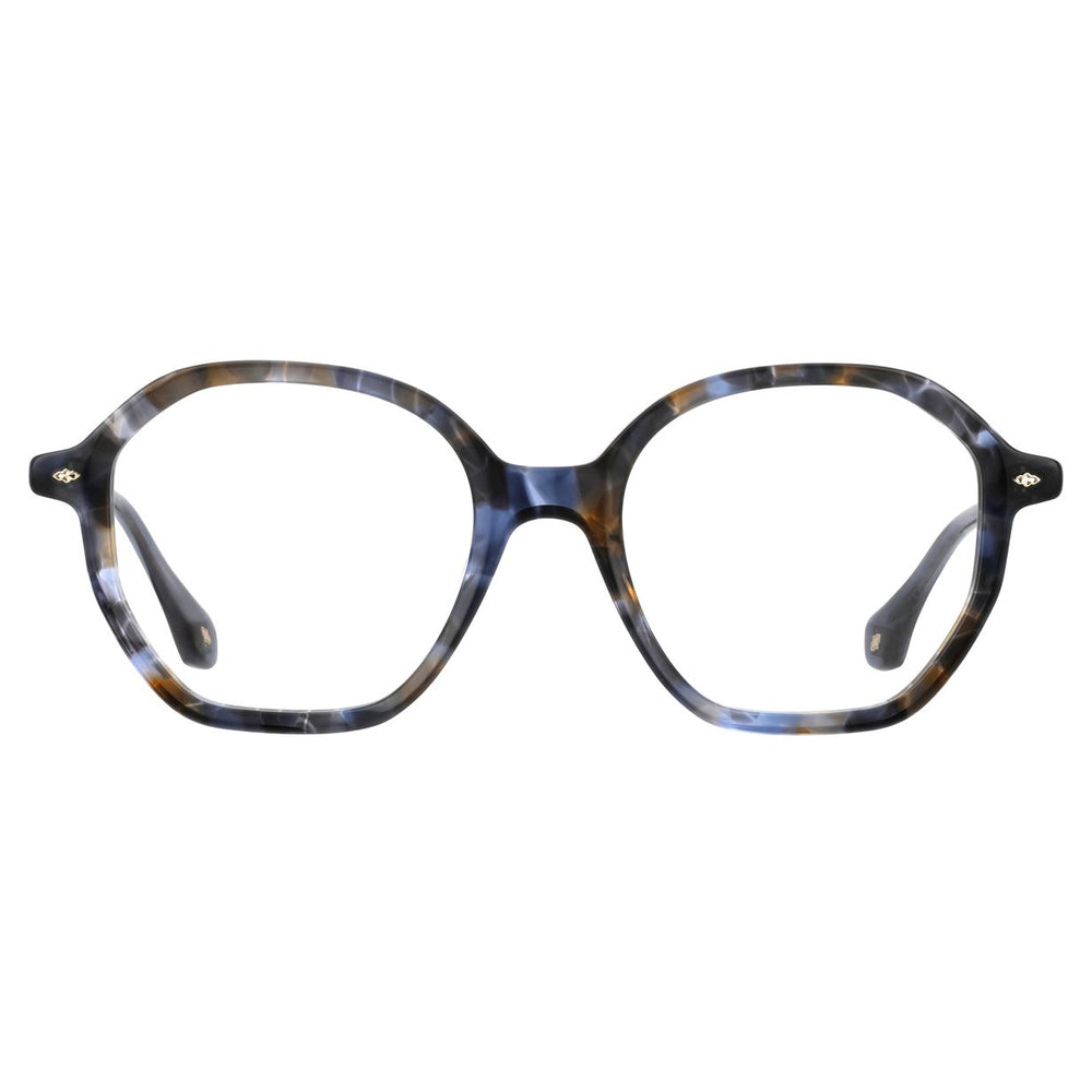 ba&sh BA1088 Écaille Mouchetée Bleue E693 de face - Les Lunettes de Pauline