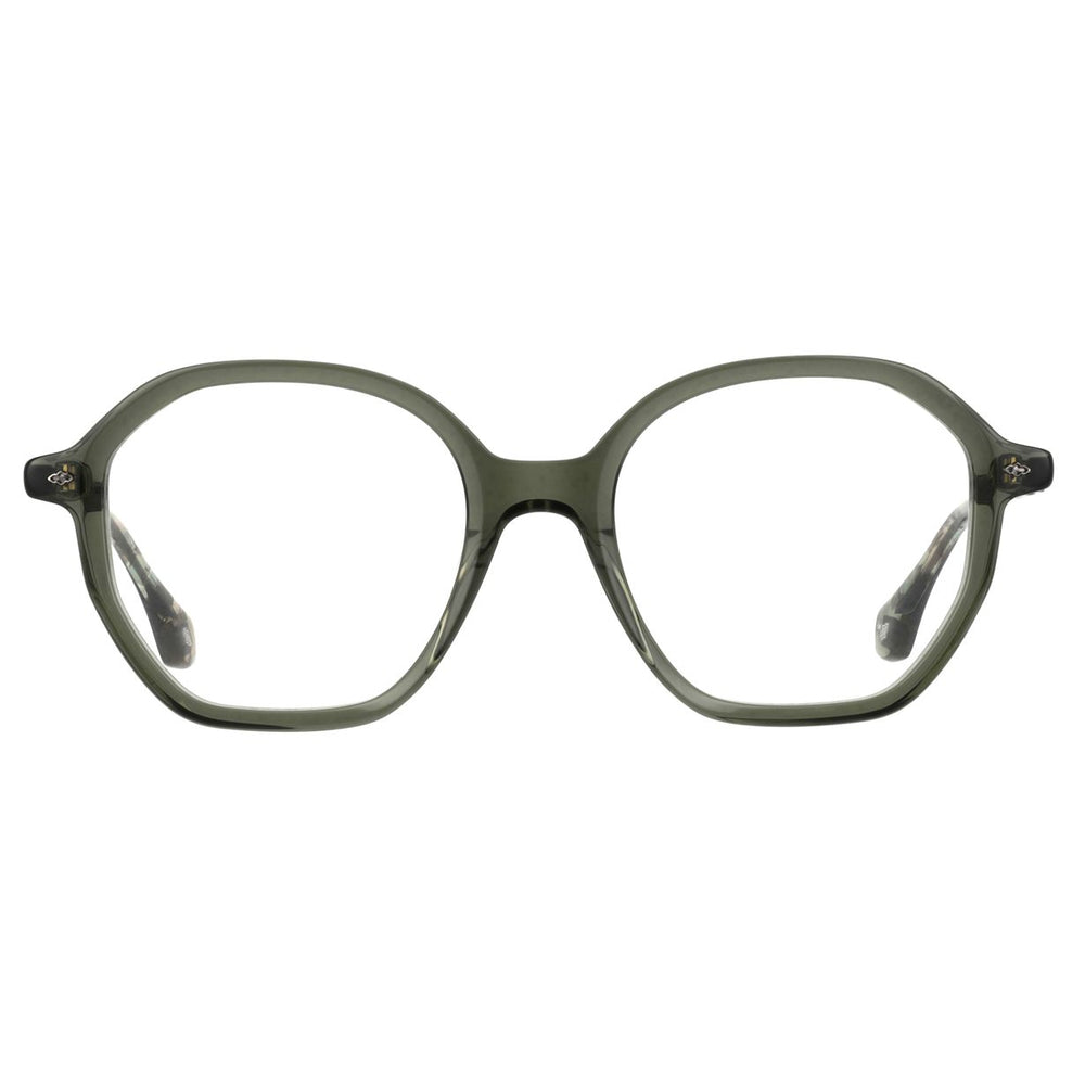 ba&sh BA1088 Vert Translucide VE68 de face - Les Lunettes de Pauline