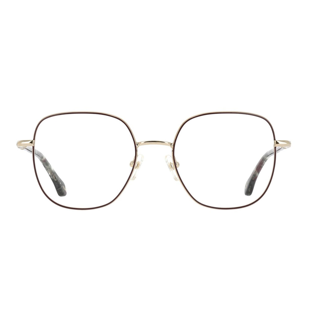 ba&sh BA1089 Bordeaux et Doré BXDO de face - Les Lunettes de Pauline