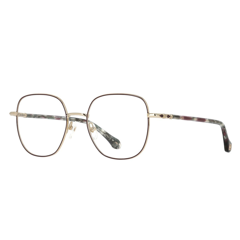 ba&sh BA1089 Bordeaux et Doré BXDO de trois-quarts - Les Lunettes de Pauline