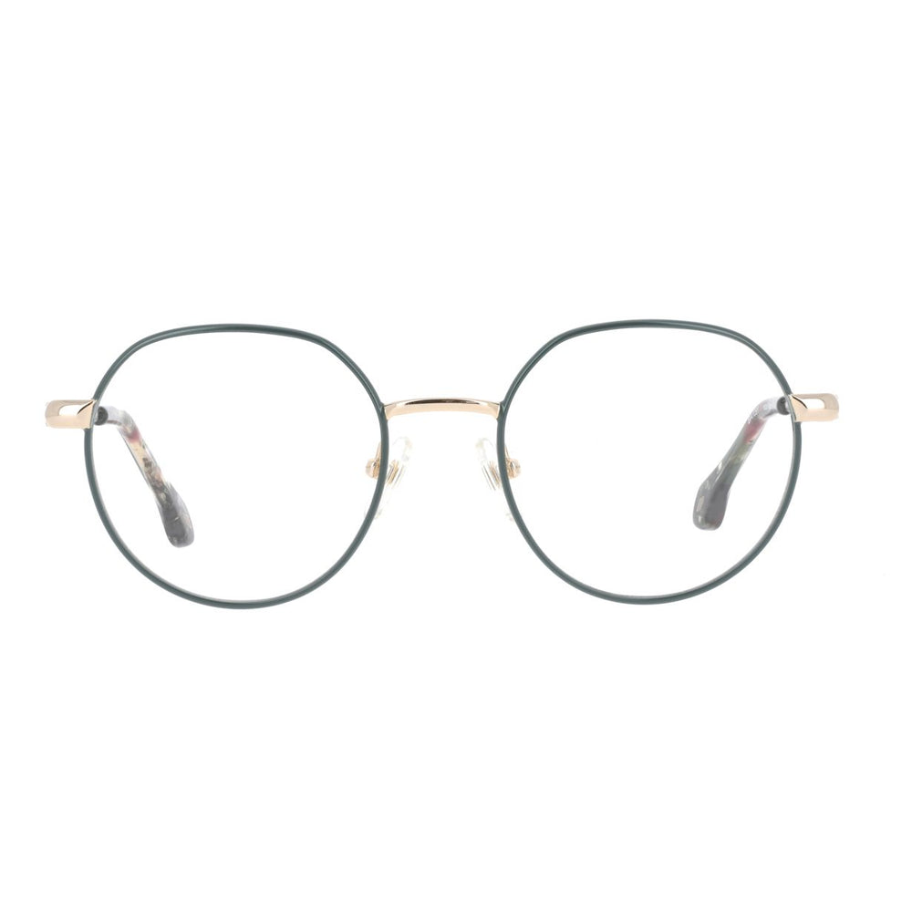 ba&sh BA1091 Vert Foncé et Doré VEDO de face - Les Lunettes de Pauline