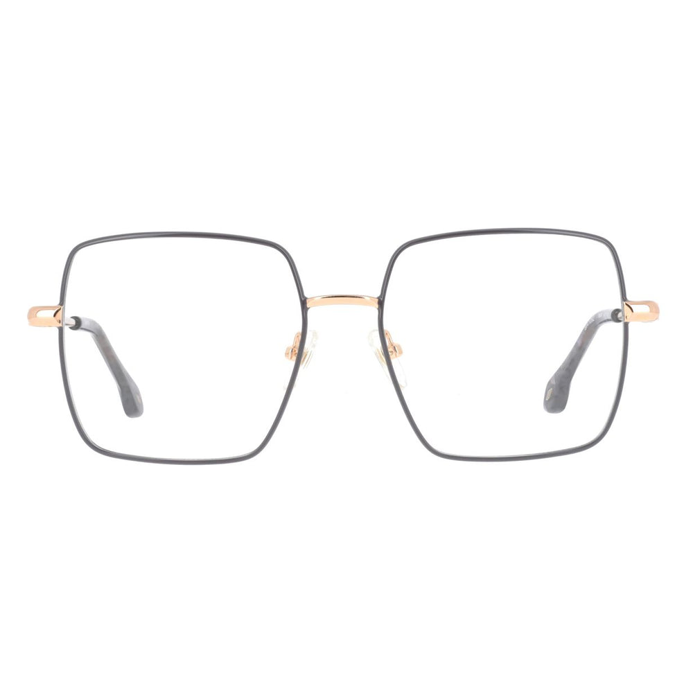 ba&sh BA1092 Gris Mauve et Or Rose GMOR de face - Les Lunettes de Pauline