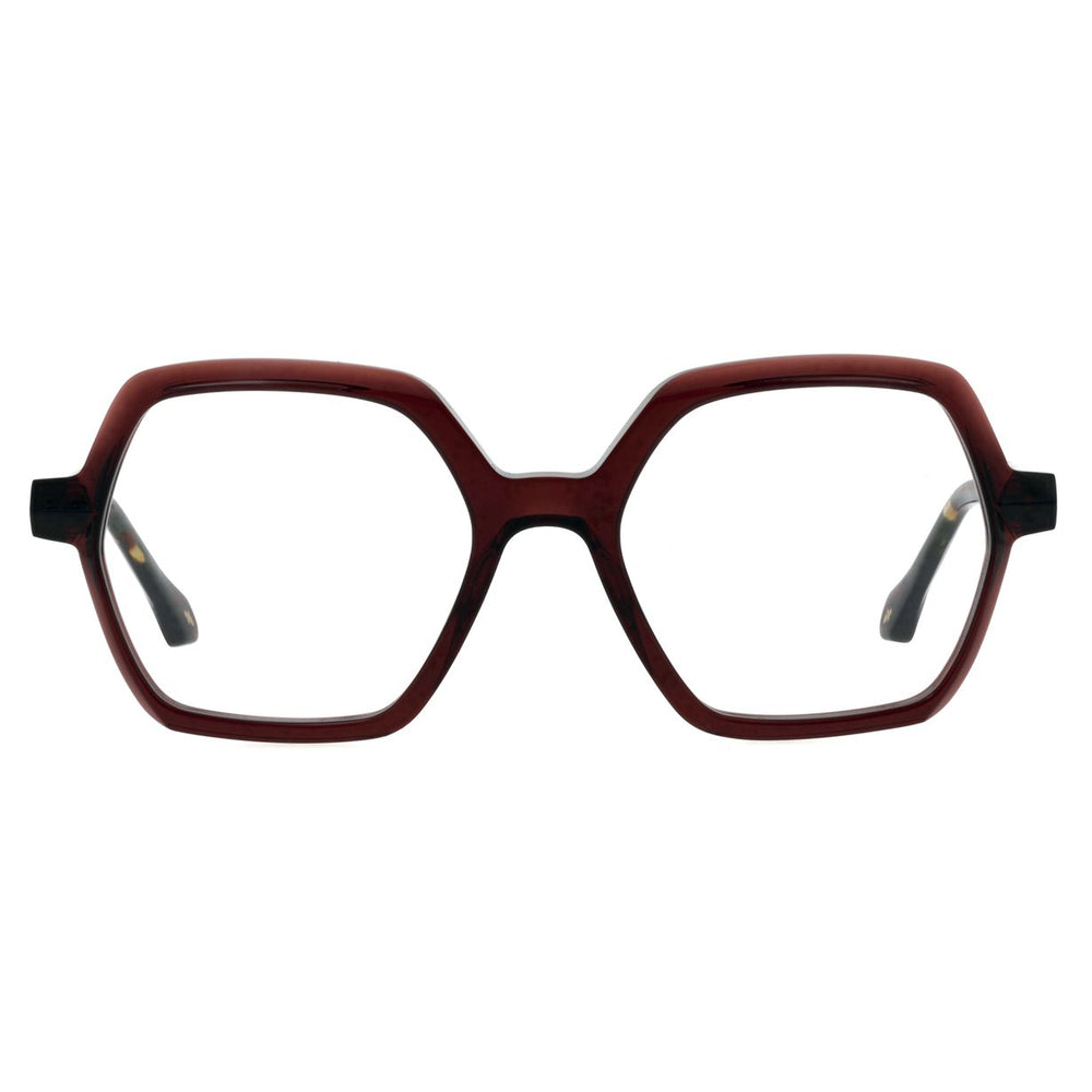 ba&sh BA1093 Cristal Bordeaux Foncé BX69 de face - Les Lunettes de Pauline