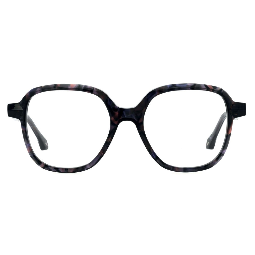 ba&sh BA1094 Écaille Mouchetée Gris Violet E750 de face - Les Lunettes de Pauline