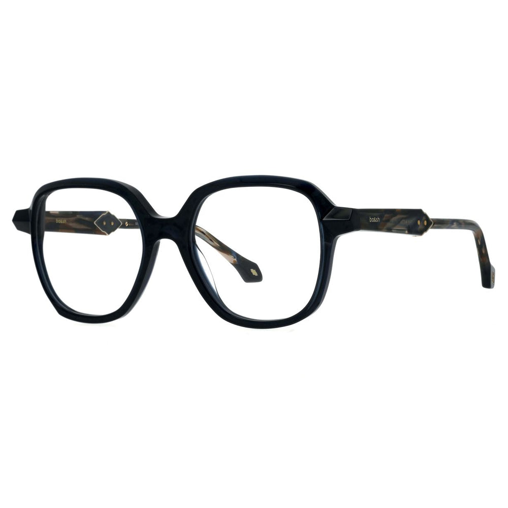 ba&sh BA1094 Cristal Bleu Marine MA69 de trois-quarts - Les Lunettes de Pauline
