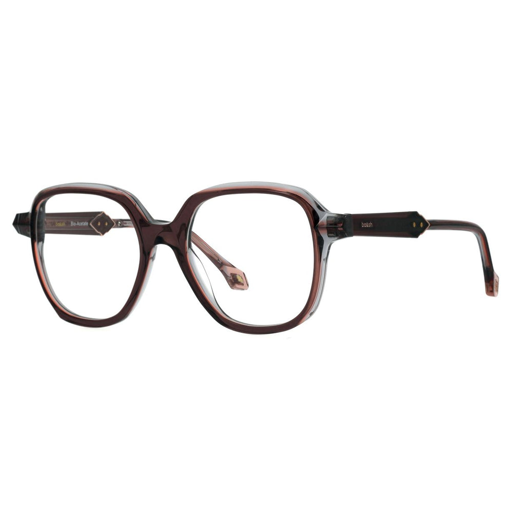 ba&sh BA1094 Cristal Prune Gris PRGR de trois-quarts - Les Lunettes de Pauline
