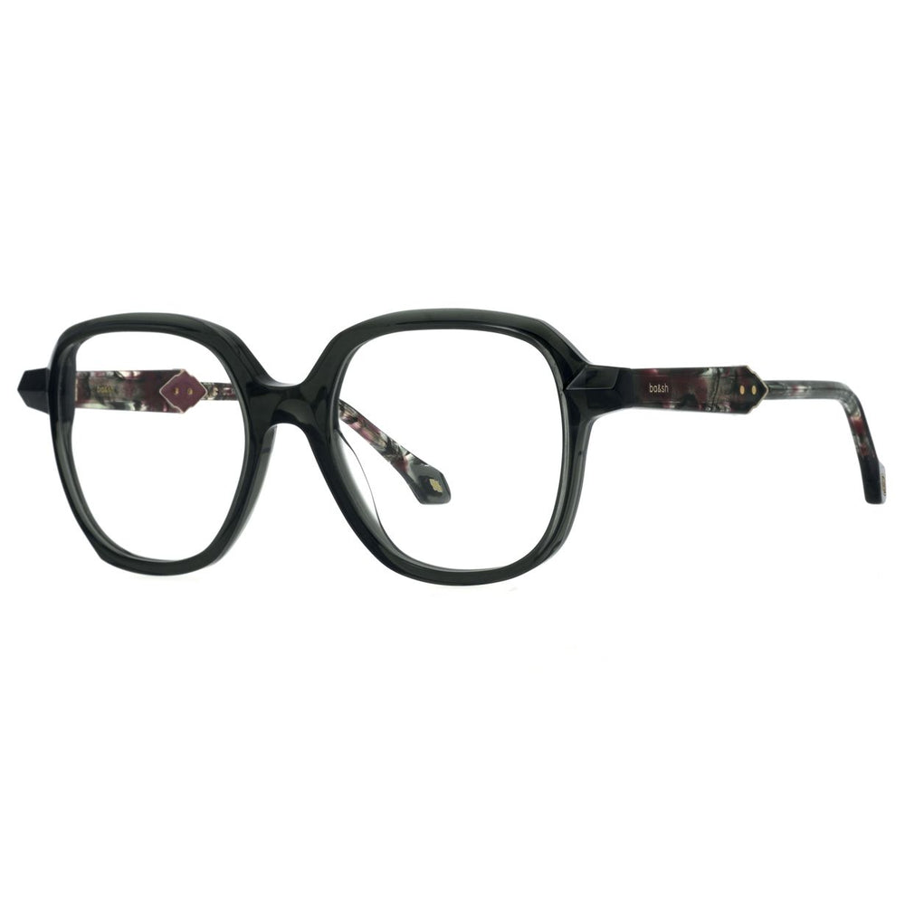 ba&sh BA1094 Cristal Vert Foncé VE69 de trois-quarts - Les Lunettes de Pauline