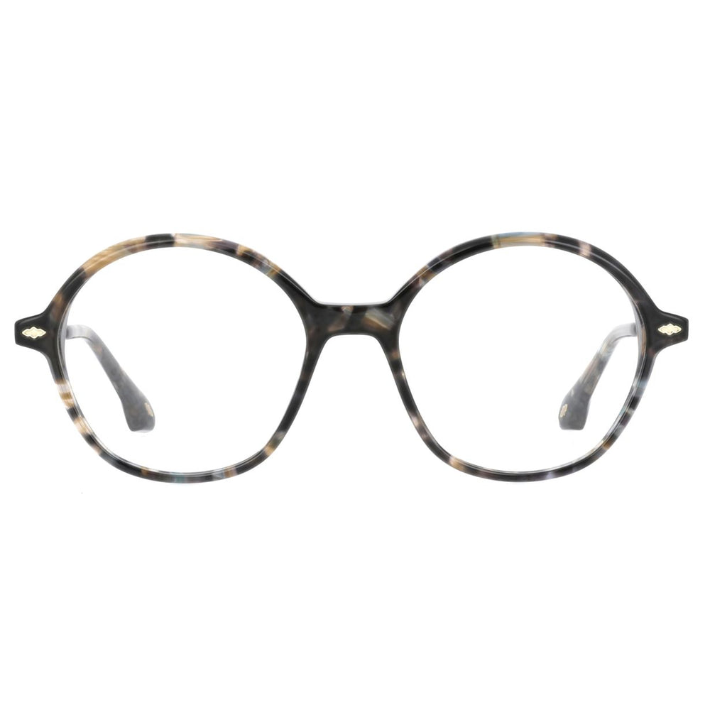 ba&sh BA1100 Écaille Mouchetée Bleue et Miel E807 de face - Les Lunettes de Pauline