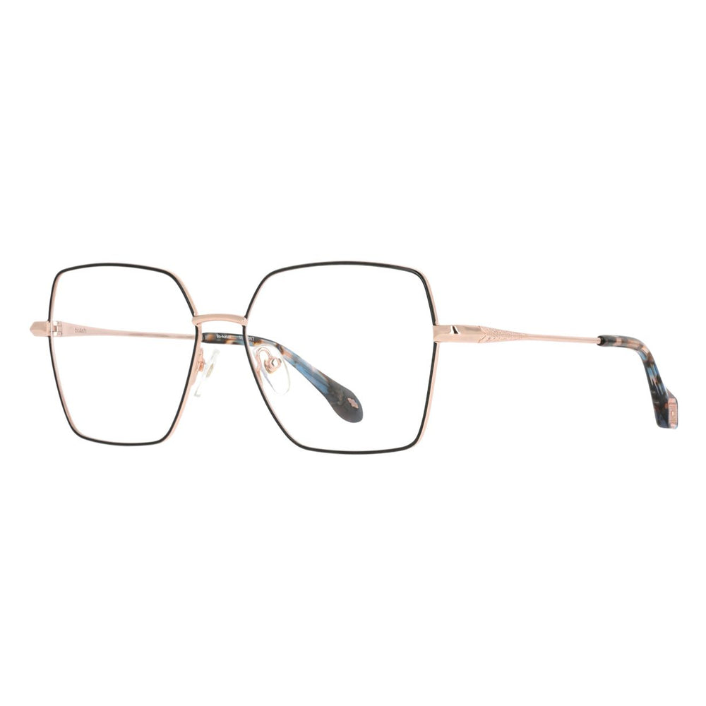 ba&sh BA1102 Noir et Or Rose NOOR de trois-quarts - Les Lunettes de Pauline