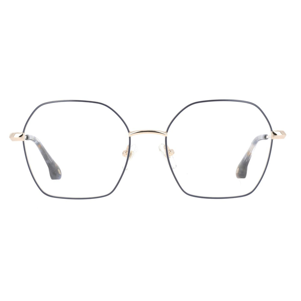 ba&sh BA1103 Bleu Marine et Doré MADO de face - Les Lunettes de Pauline