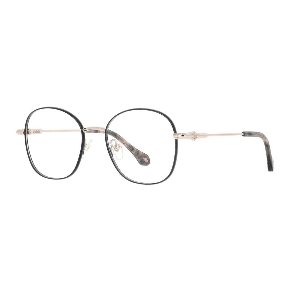 ba&sh BA1114 Noir et Or Rose NOOR de trois-quarts - Les Lunettes de Pauline