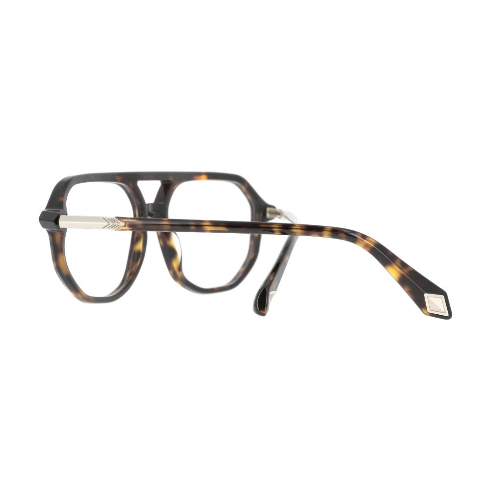 ba&sh BA1117 Écaille Mouchetée Foncée E020 en détail des branches - Les Lunettes de Pauline