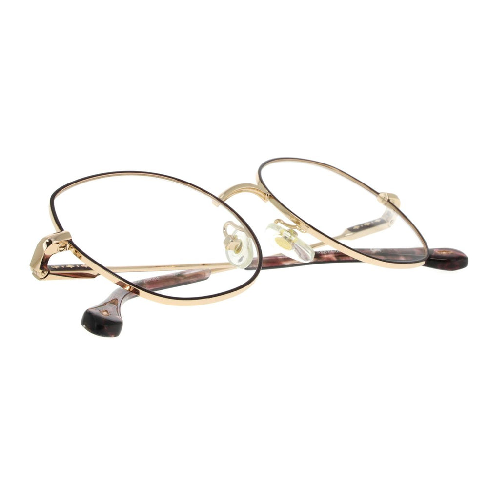 ba&sh BA2002 Bordeaux et Or Rose BXOR en détail des branches - Les Lunettes de Pauline
