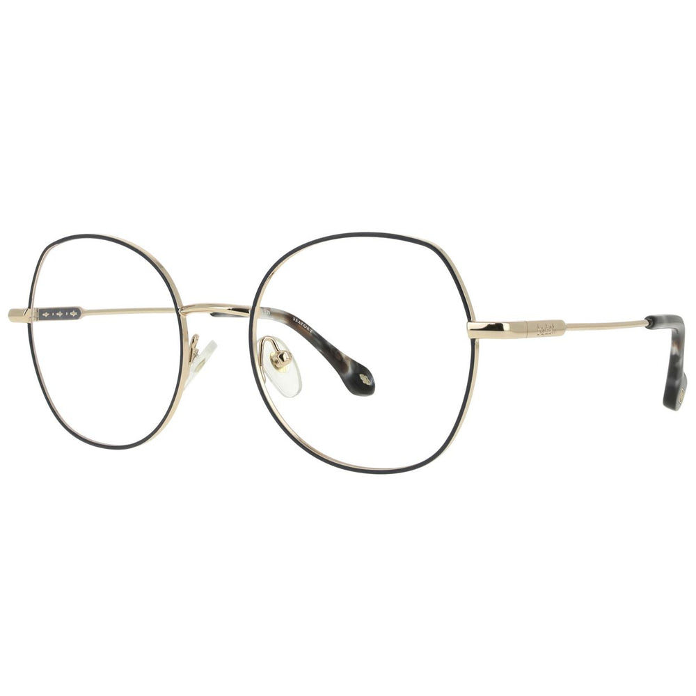 ba&sh BA2002 Bleu Jean et Doré DEDO de trois-quarts - Les Lunettes de Pauline