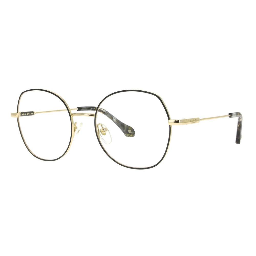 ba&sh BA2002 Noir et Doré NODO de trois-quarts - Les Lunettes de Pauline