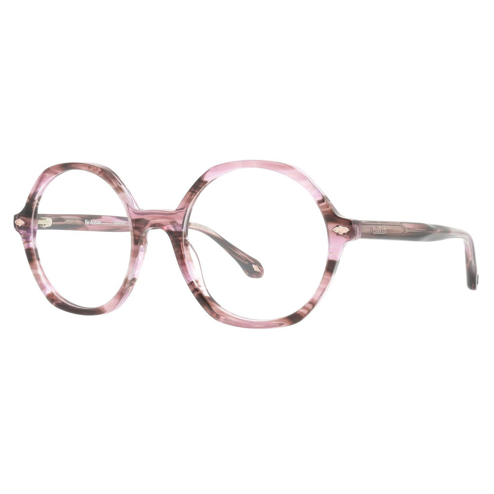 ba&sh BA2006 Cristal Rose Rayé E356 de trois-quarts - Les Lunettes de Pauline