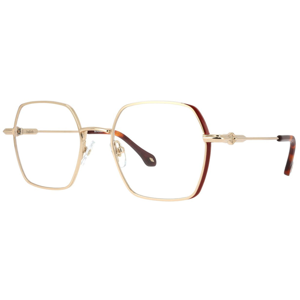 ba&sh BA2007 Orange et Doré OGDO de trois-quarts - Les Lunettes de Pauline