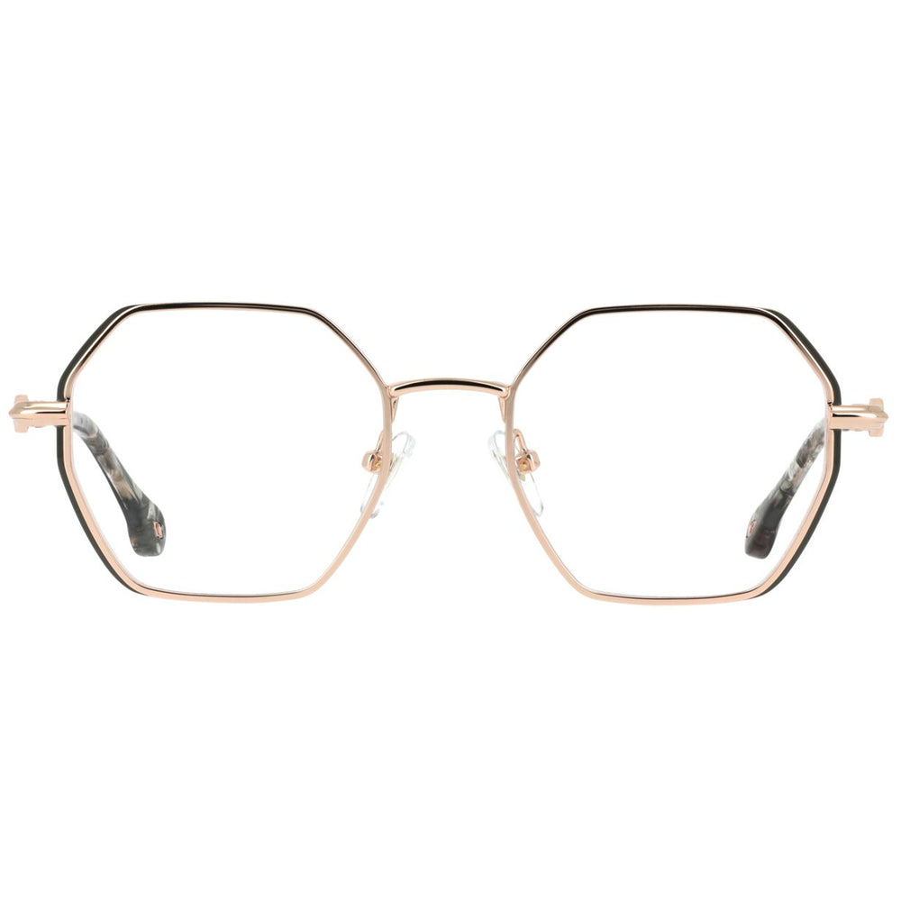ba&sh BA2008 Kaki et Or Rose KAOR de face - Les Lunettes de Pauline
