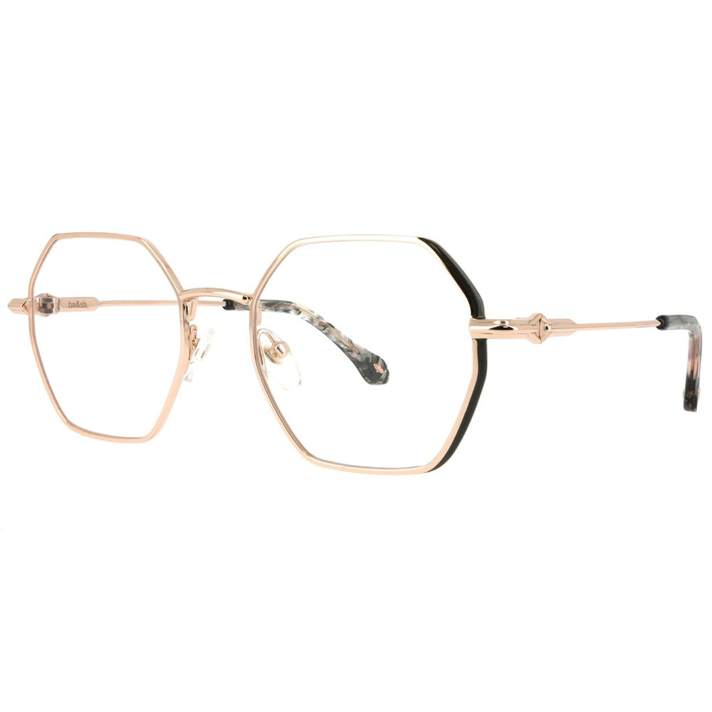 ba&sh BA2008 Kaki et Or Rose KAOR de trois-quarts - Les Lunettes de Pauline