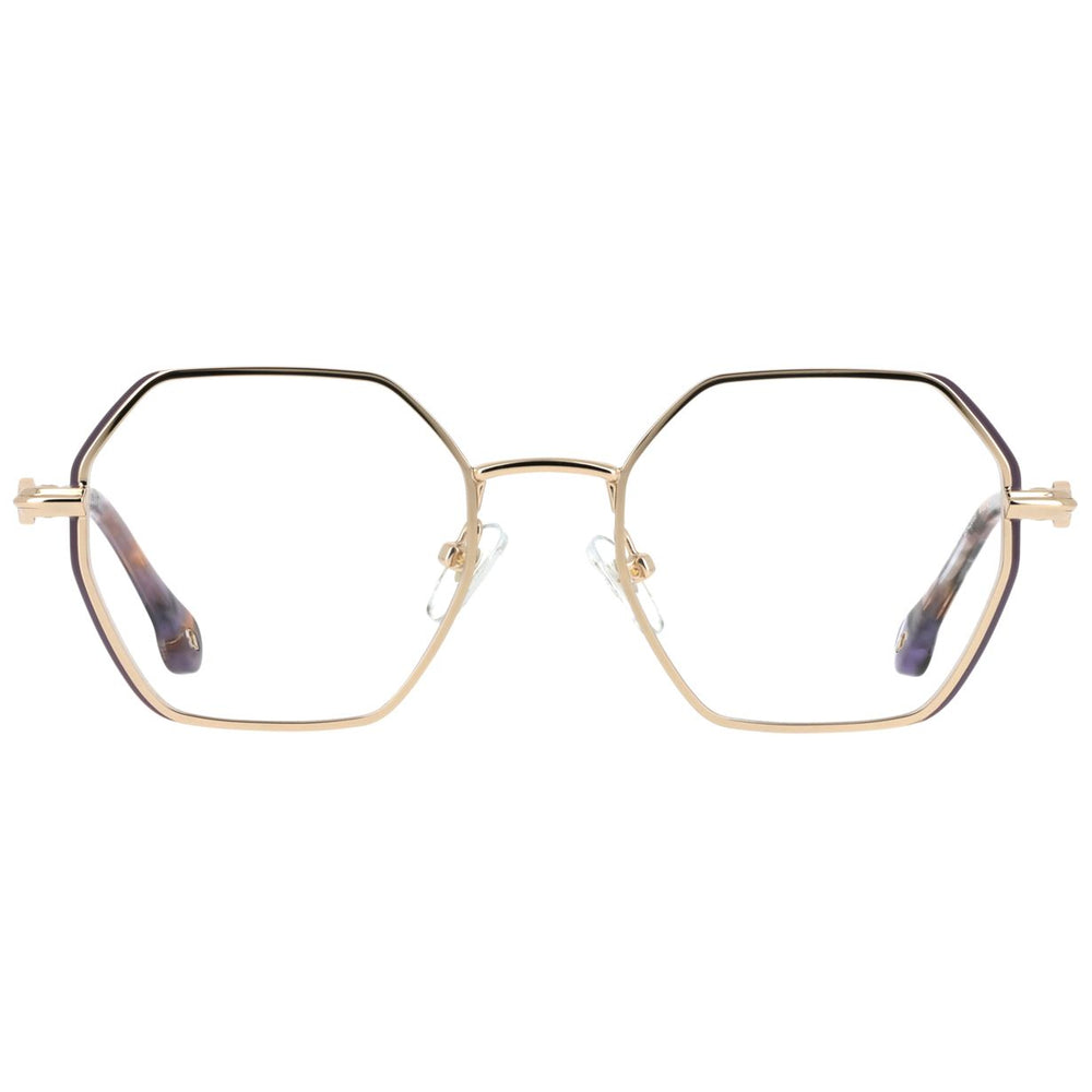 ba&sh BA2008 Mauve et Doré MVDO de face - Les Lunettes de Pauline