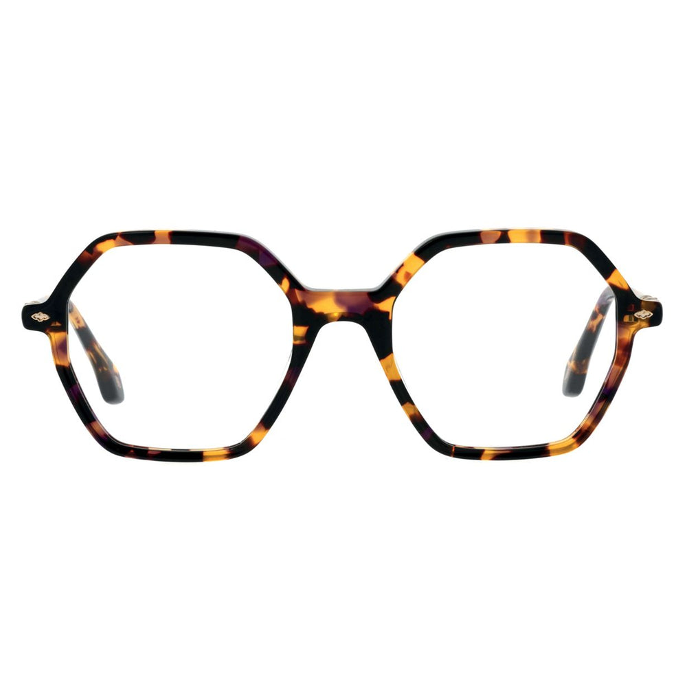 ba&sh BA2009 Écaille Mouchetée Miel et Violet E406 de face - Les Lunettes de Pauline