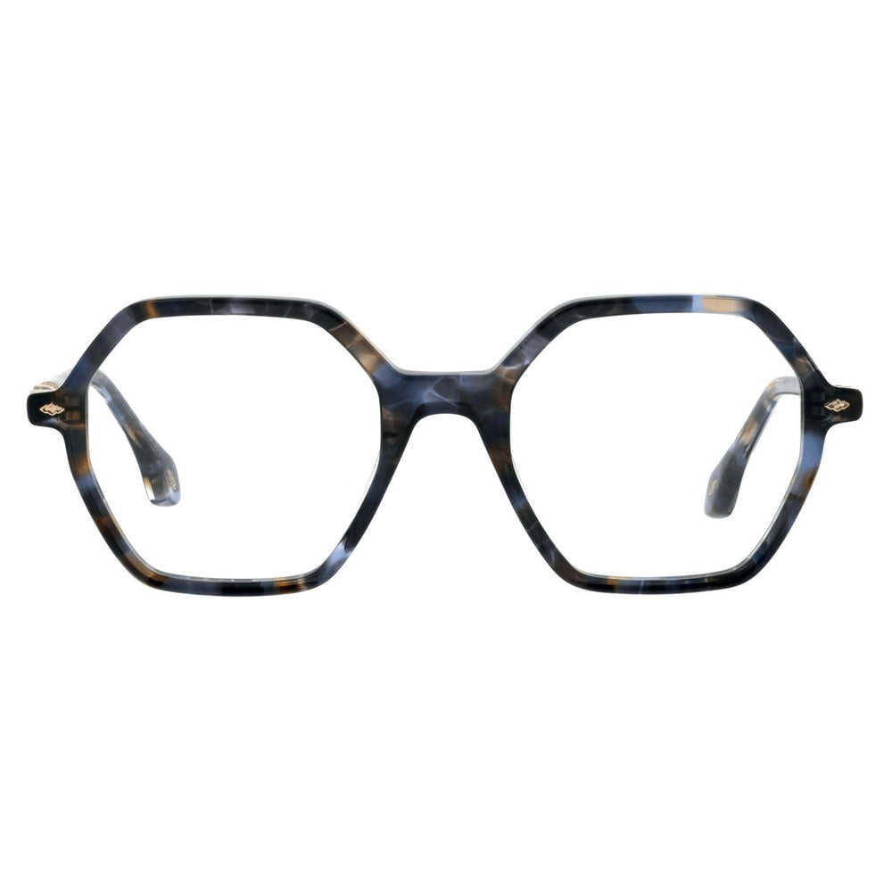 ba&sh BA2009 Écaille Mouchetée Bleue E693 de face - Les Lunettes de Pauline