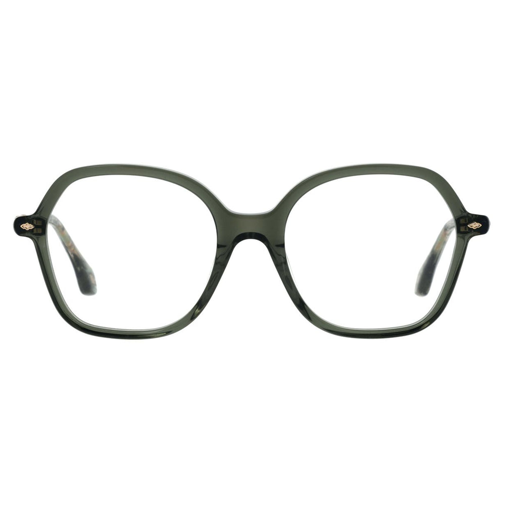 ba&sh BA2010 Vert Translucide VE68 de face - Les Lunettes de Pauline