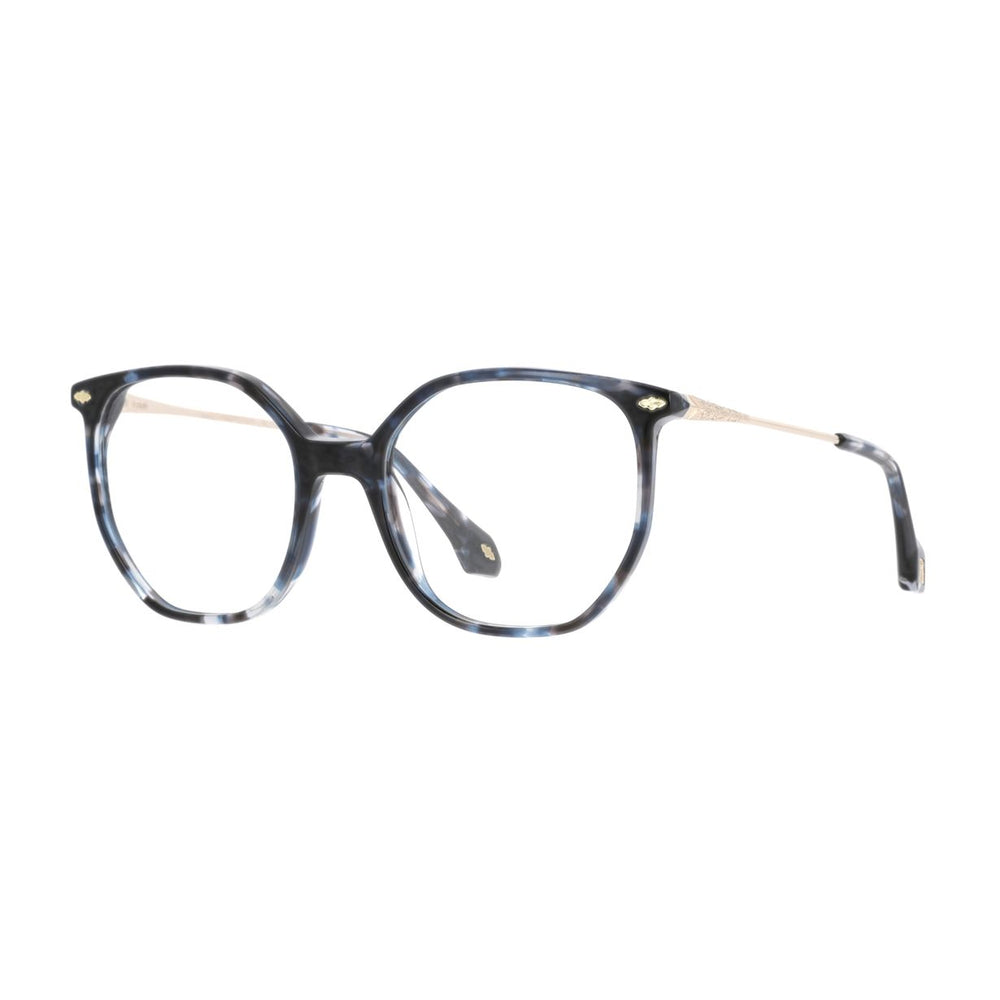 ba&sh BA2012 Écaille Mouchetée Gris Bleu E742 de trois-quarts - Les Lunettes de Pauline